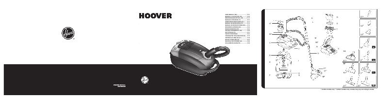Page 1 of the manual User Manual Hoover AT70_AT65011