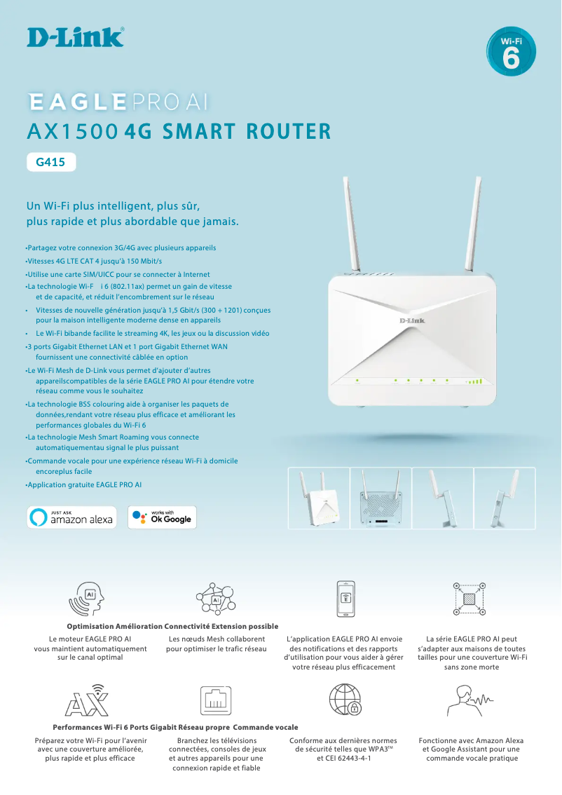 First page image of the manual for Eagle Pro AI G415