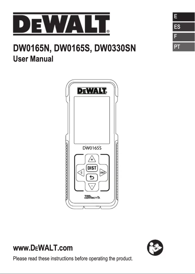 First page image of the manual for DXH40FA