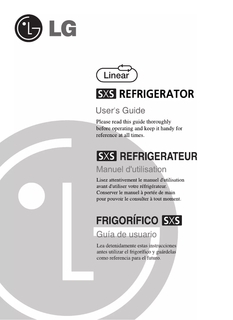 First page image of the manual for GRP2477SWA