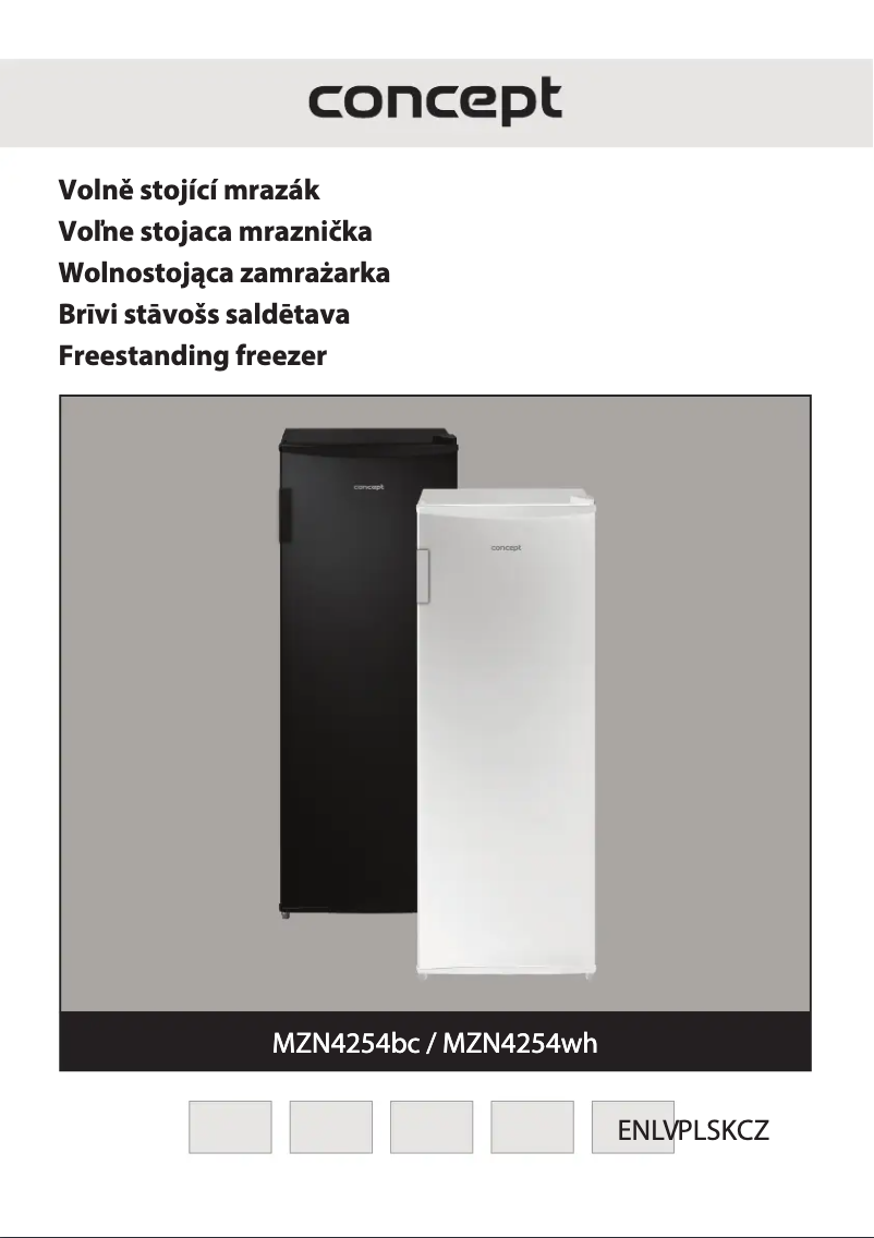 Page 1 of the manual User Manual Concept MZN4254wh