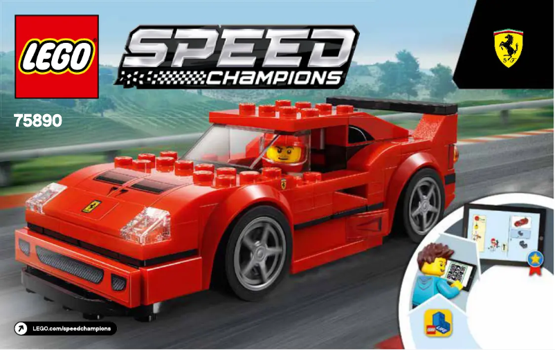 Page 1 of the manual User Manual Lego Speed Champions 75890