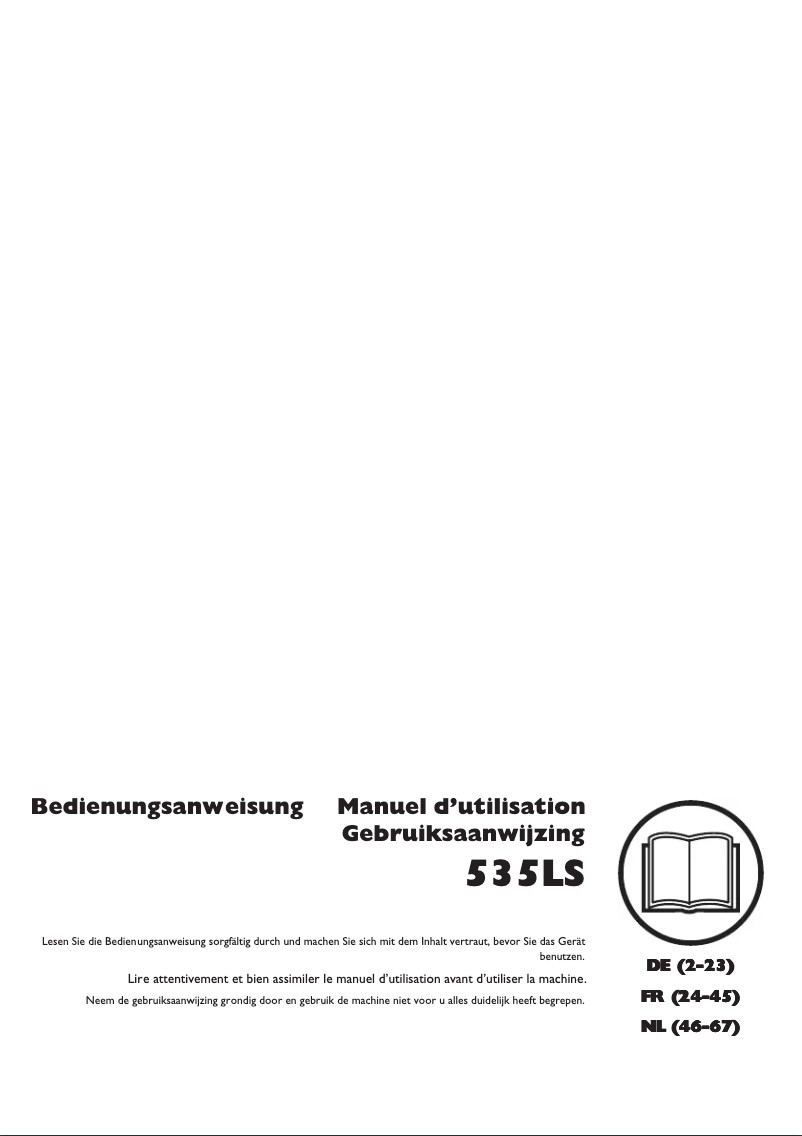 First page image of the manual for 535LS