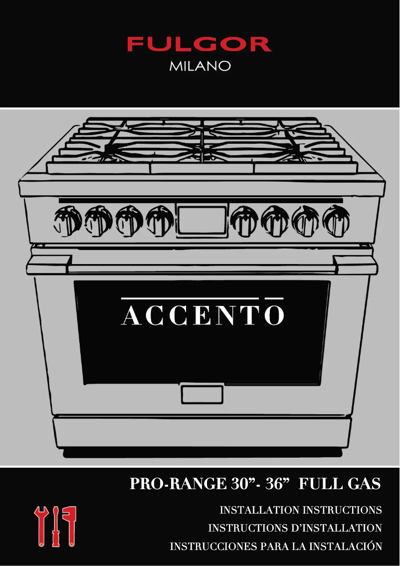 First page image of the manual for F4PGR366S2