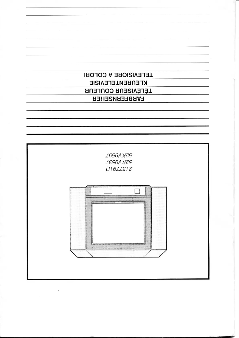 Page 1 of the manual User Manual Aristona 52KV9537