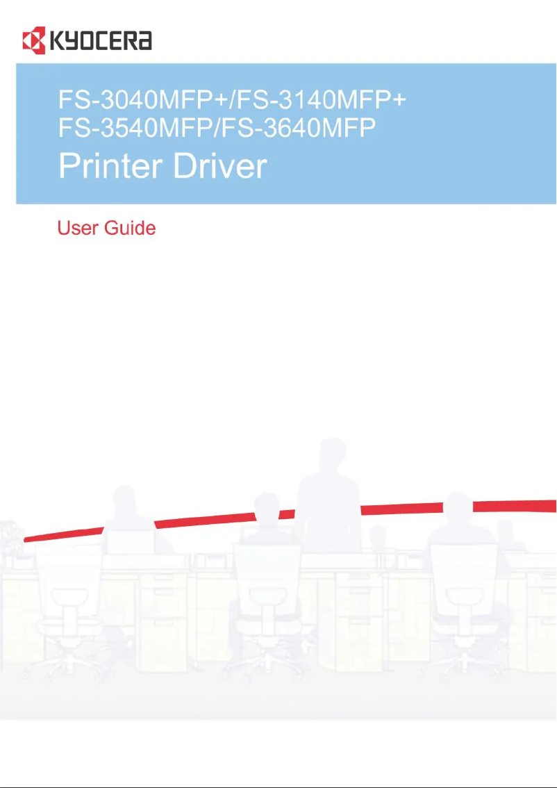 Page 1 of the manual User Manual Kyocera FS-3040MFP+