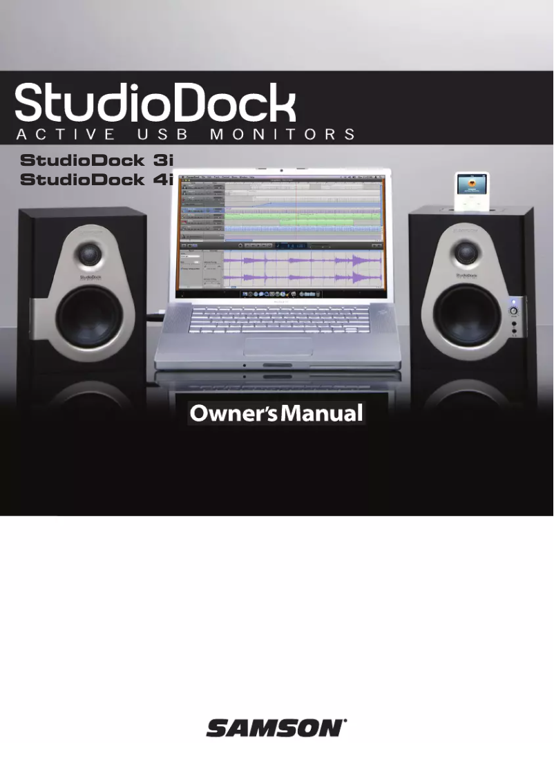 First page image of the manual for StudioDock 4i