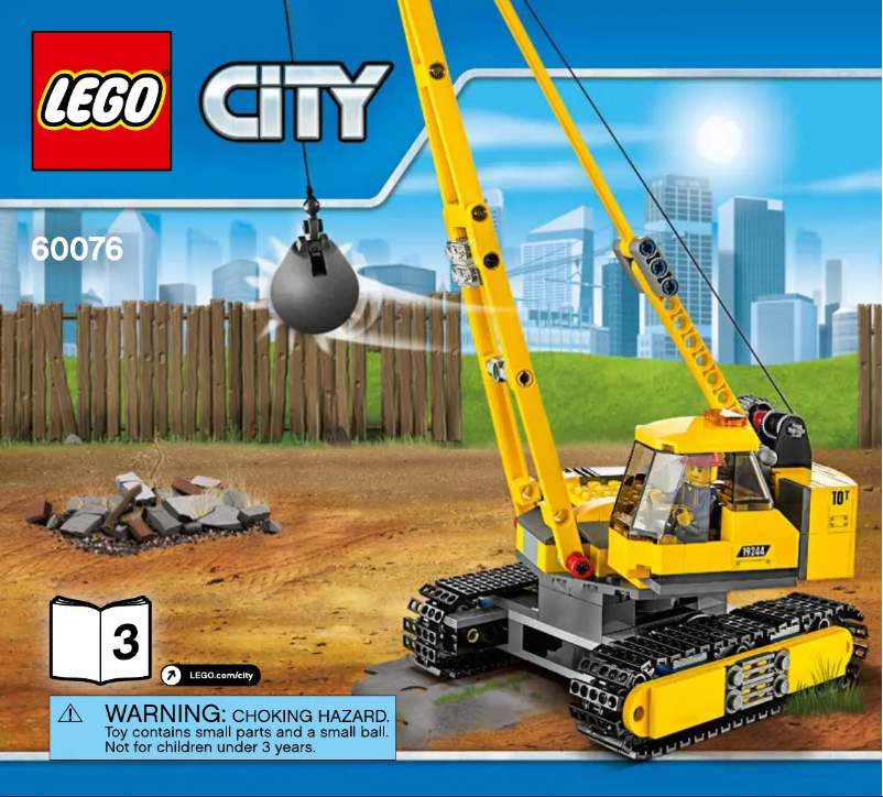 Page 1 of the manual User Manual Lego City 60076