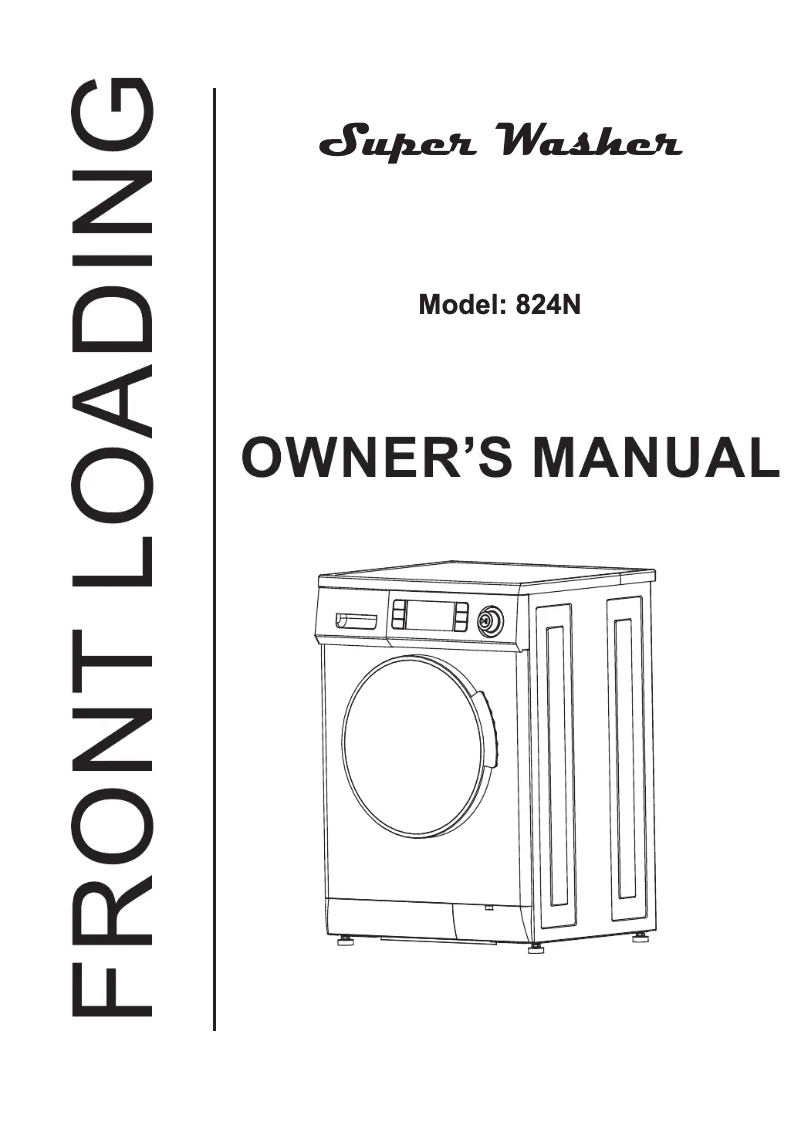 First page image of the manual for EW 824