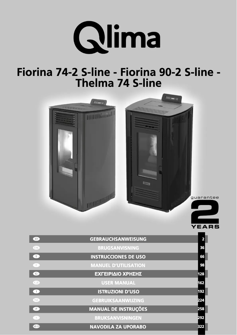 First page image of the manual for Fiorina 90-2 S-LINE