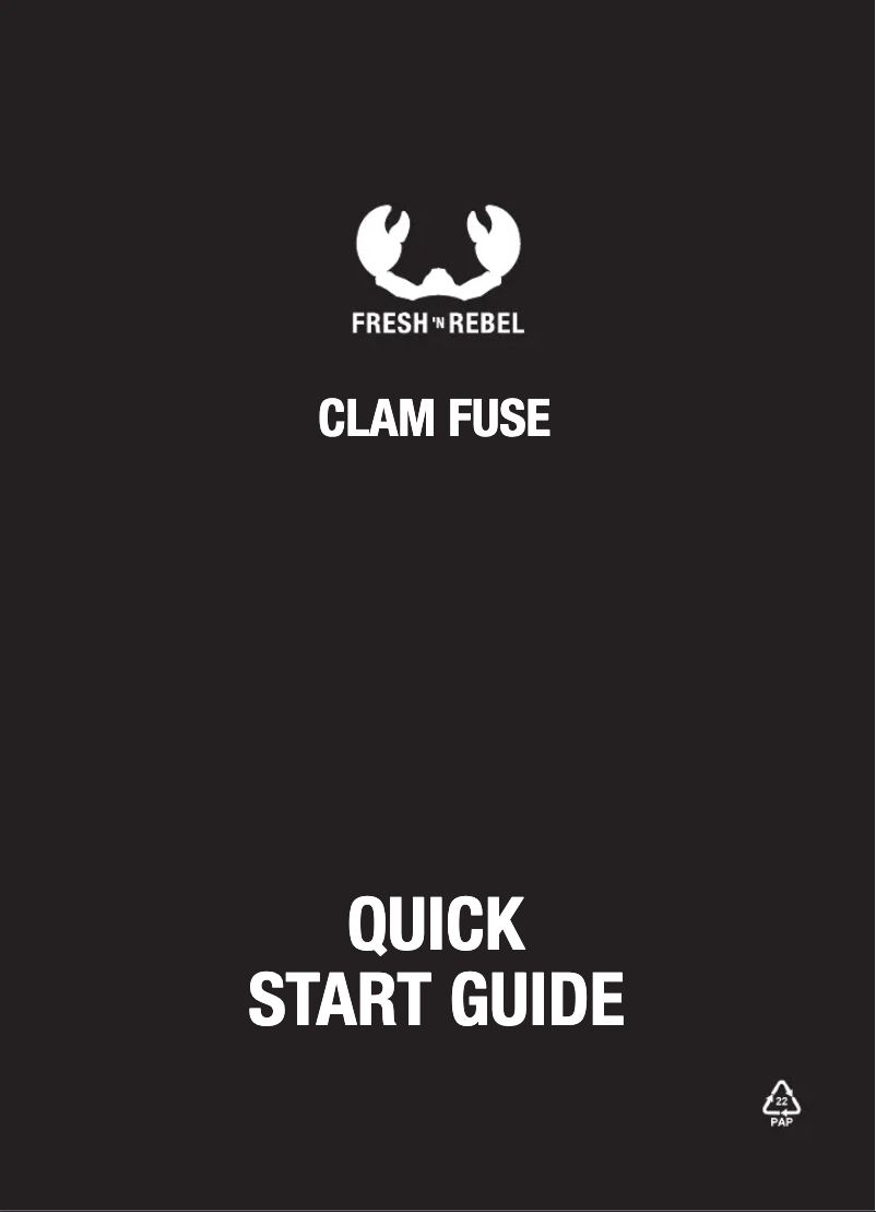 First page image of the manual for Clam Fuse