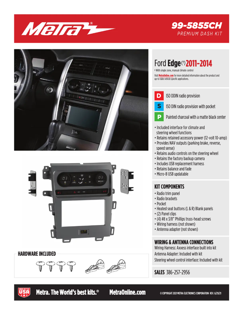 First page image of the manual for 99-5855CH