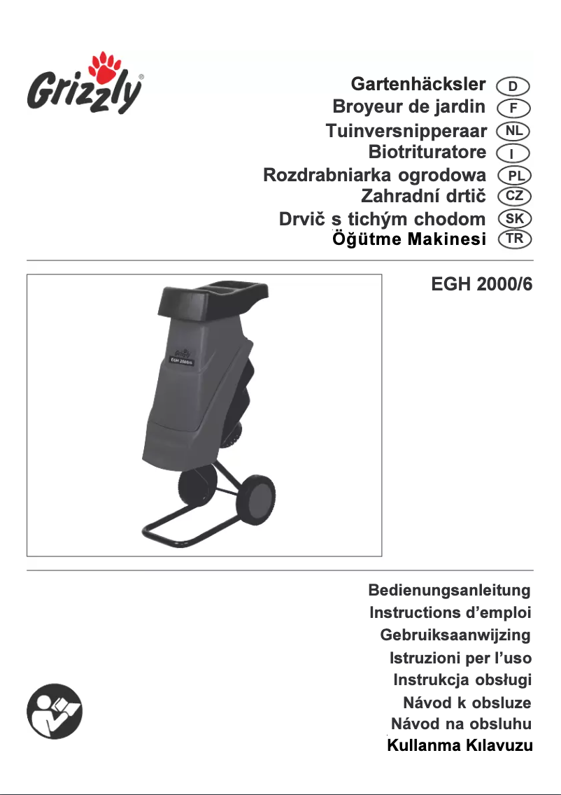 Page 1 of the manual User Manual Grizzly EGH 2000/6