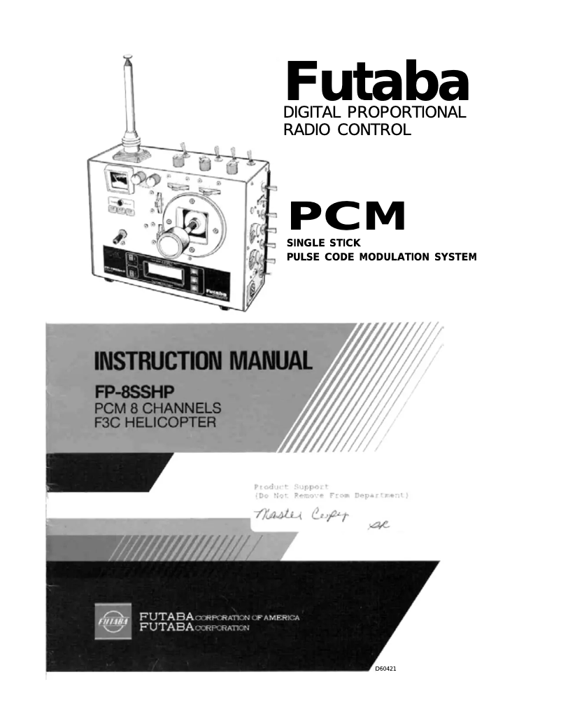 Page 1 of the manual User Manual Futaba FP8SSHP