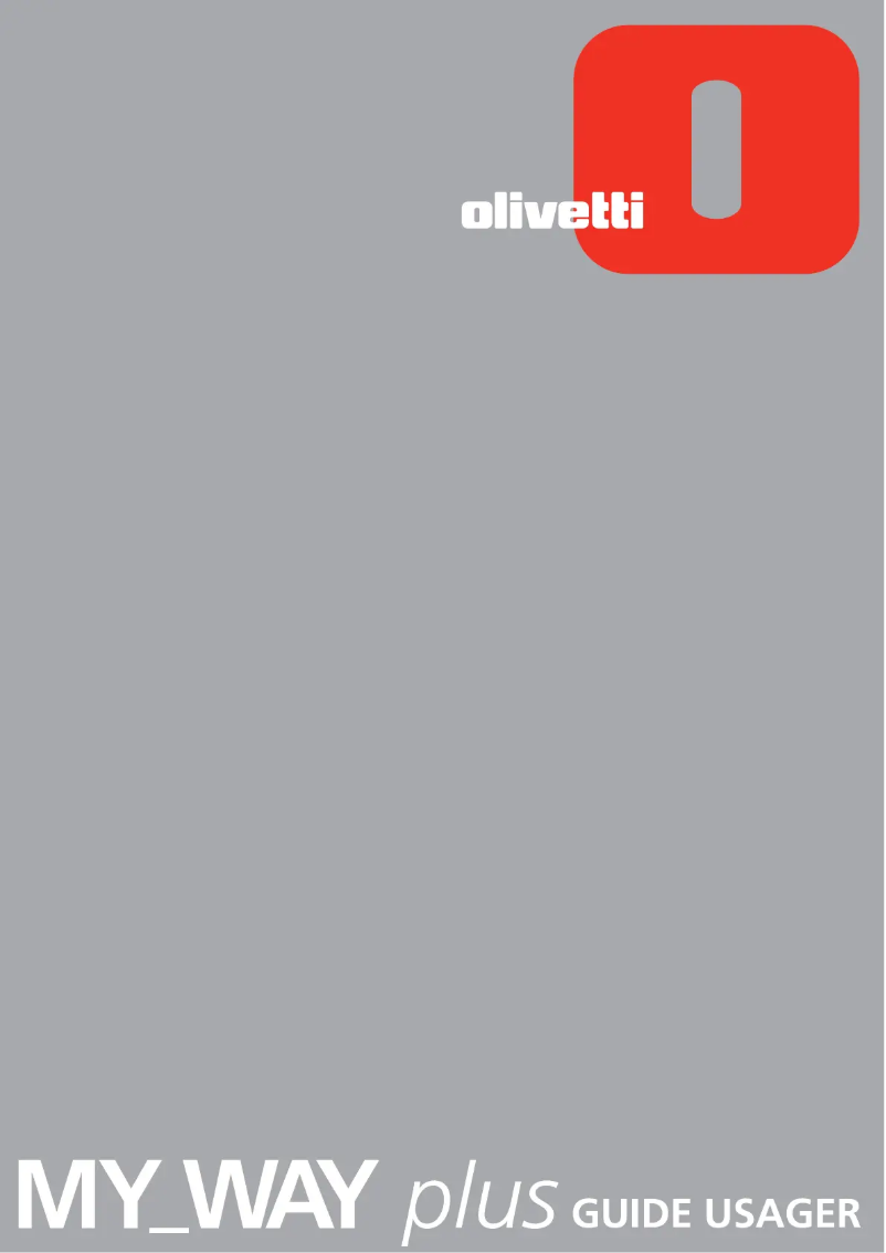 First page image of the manual for MY_WAY plus