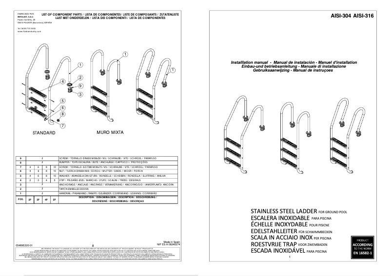 Page 1 of the manual User Manual Gre 40273