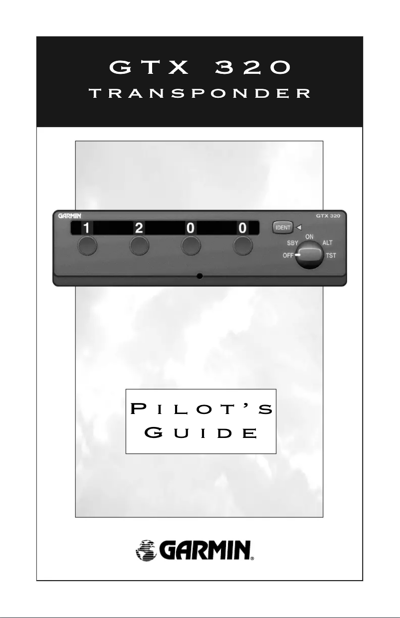 First page image of the manual for GTX 320A