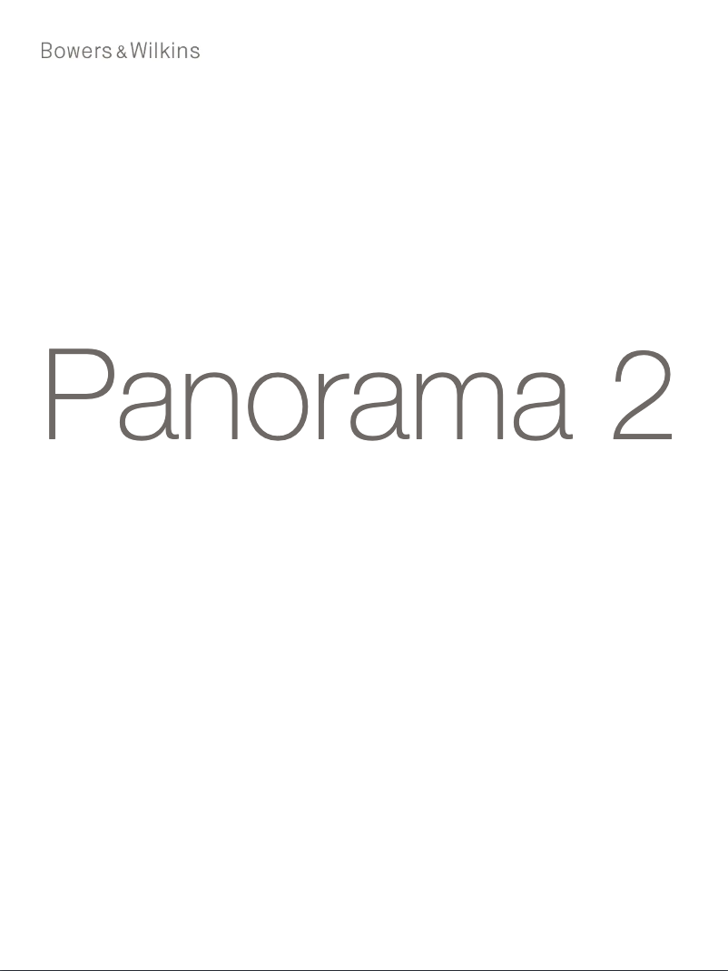 First page image of the manual for Panorama 2