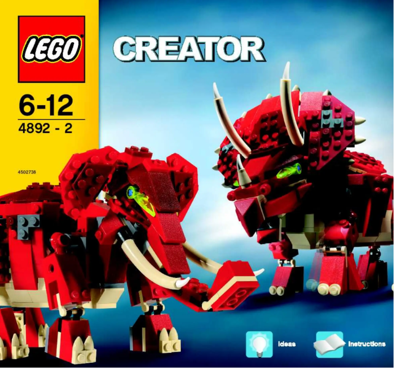 First page image of the manual for Creator 4892