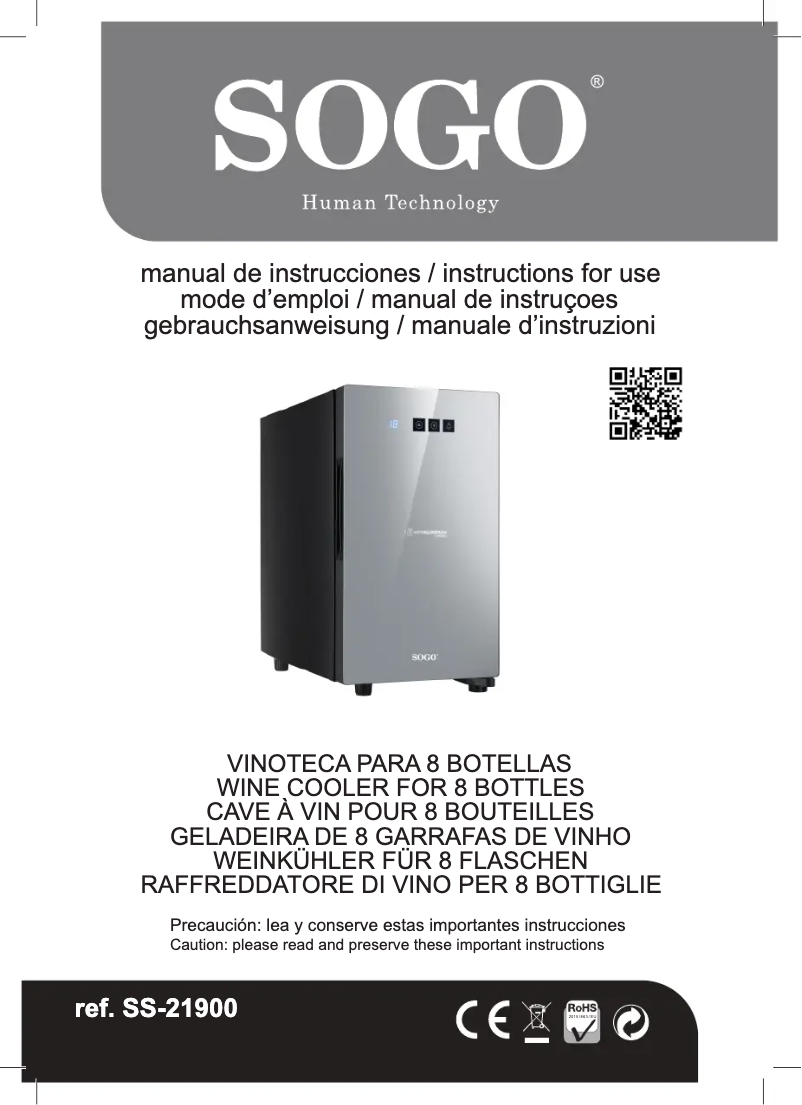 Image de la première page du manuel de l'appareil NEV-SS-21900