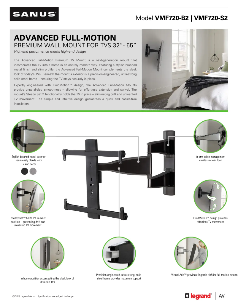 First page image of the manual for VMF720-B2
