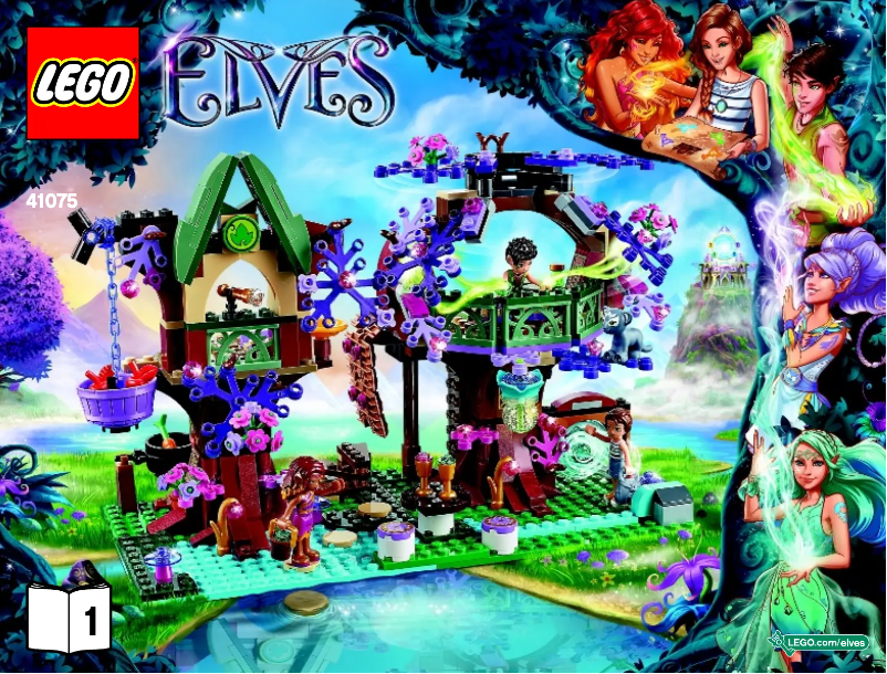 First page image of the manual for Elves 41075