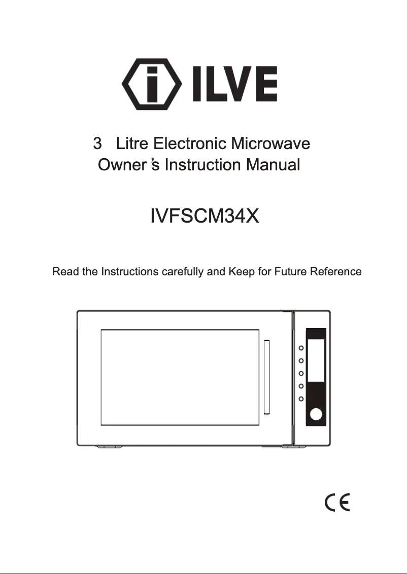 Page 1 of the manual User Manual Ilve IVFSCM34X