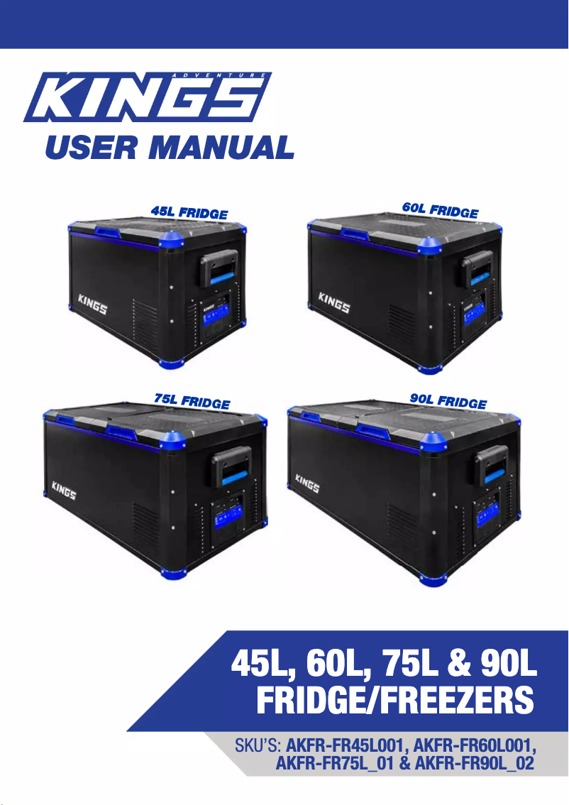 Page 1 of the manual User Manual Adventure Kings KFR-FR75L_01