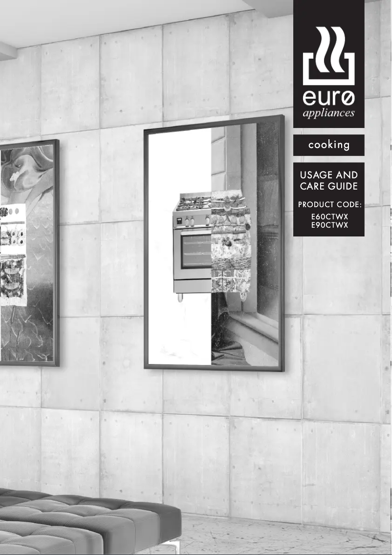 Page 1 of the manual User Manual Euro Appliances E90CTWX