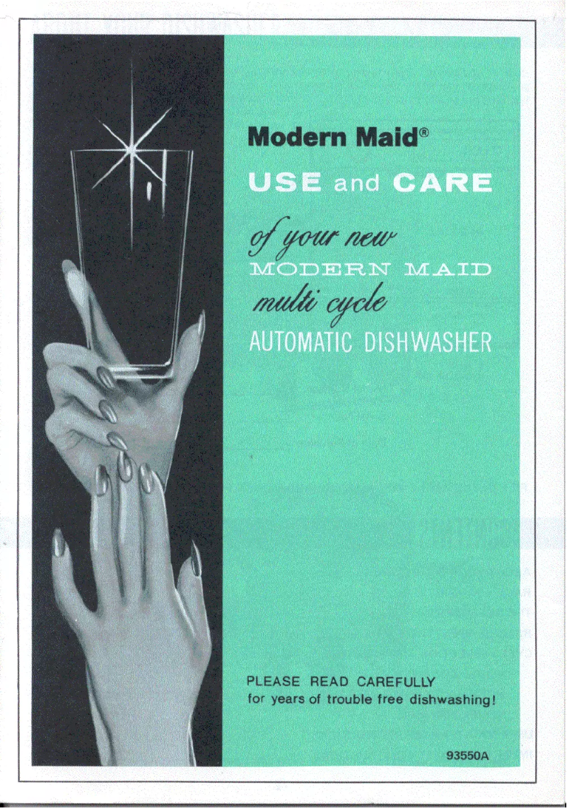 First page image of the manual for ZDW-880-D