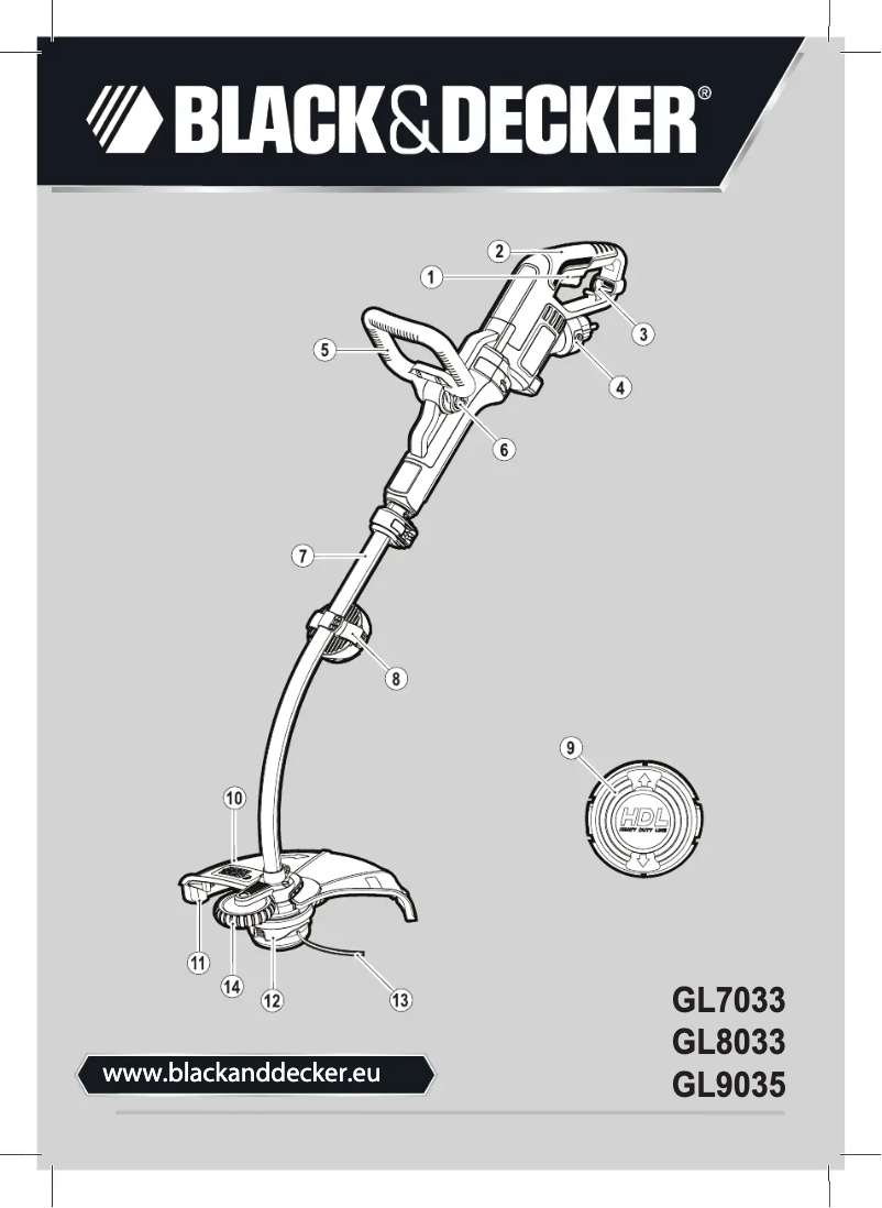 First page image of the manual for GL9035