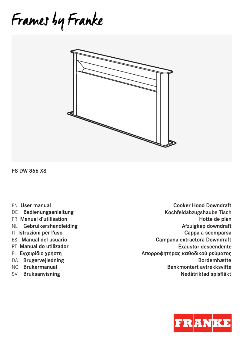 Image de la première page du manuel de l'appareil FS DW 866 XS