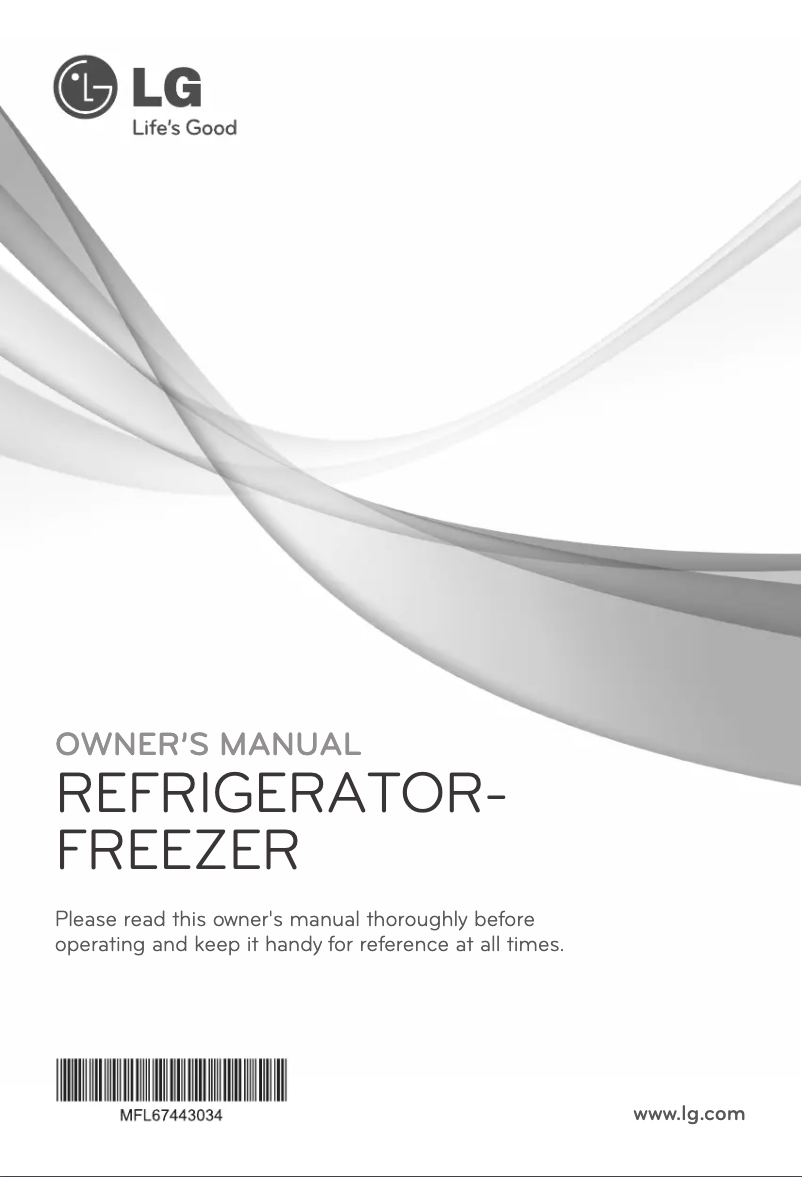 Page 1 of the manual User Manual LG GR-M772HSHM