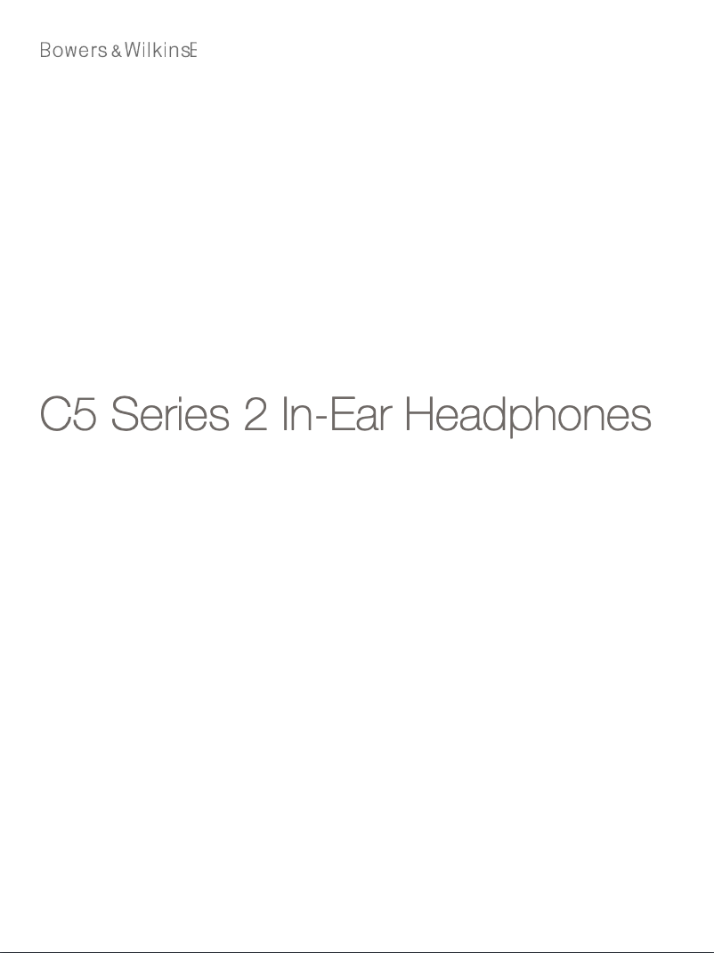 Page 1 of the manual User Manual Bowers & Wilkins FP35963