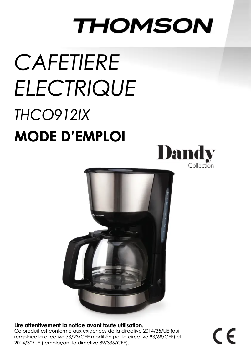 Page 1 of the manual User Manual Thomson THCO912IX