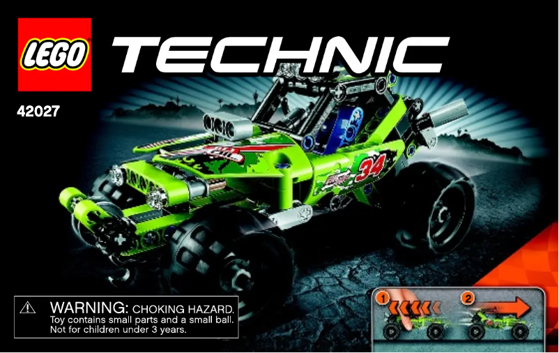 First page image of the manual for Technic 42027