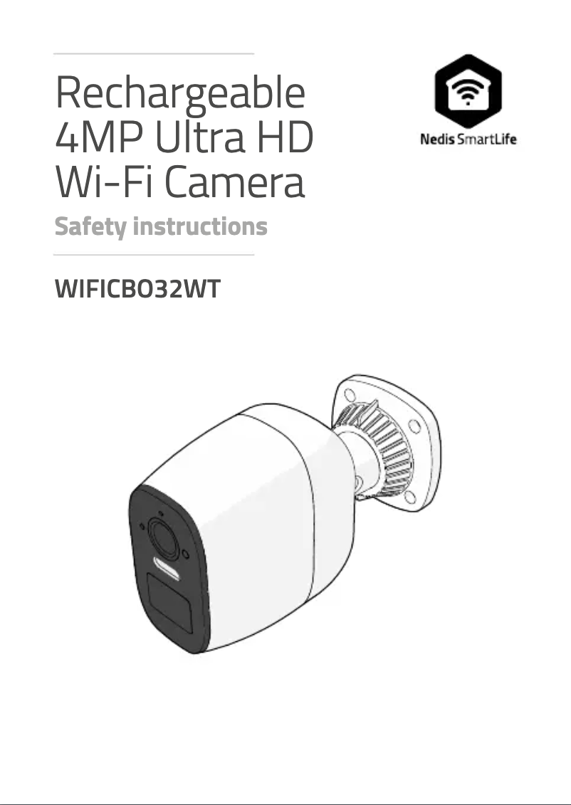 Page 1 of the manual User Manual Nedis WIFICBO32WT