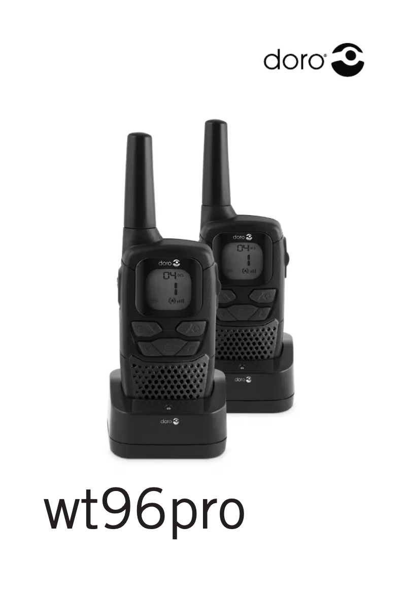 Image de la première page du manuel de l'appareil WT 96pro