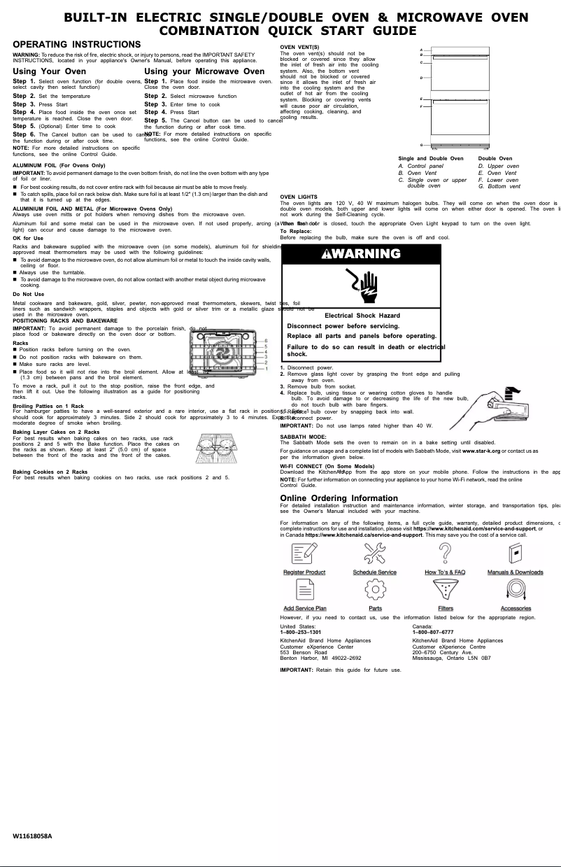 First page image of the manual for KOCE507ESS