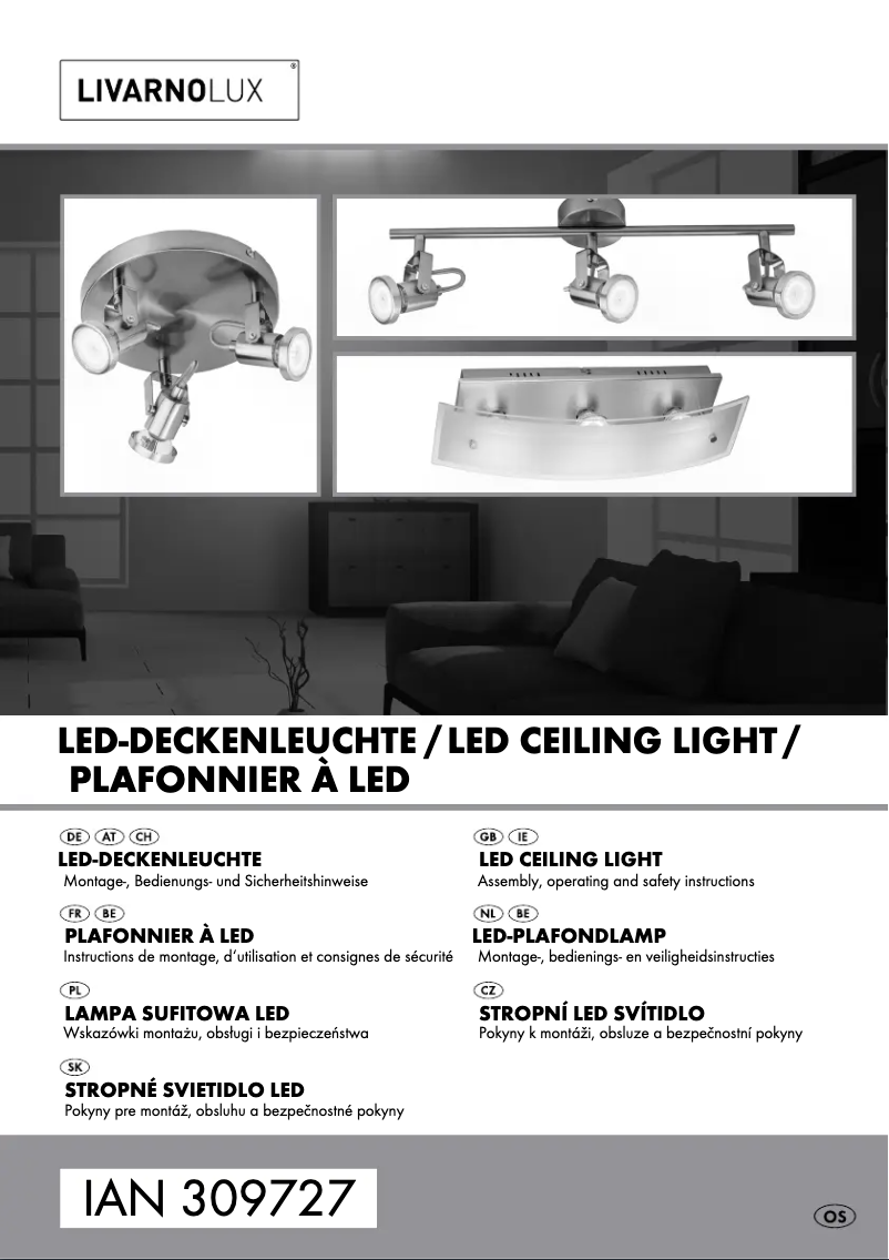 First page image of the manual for IAN 270132