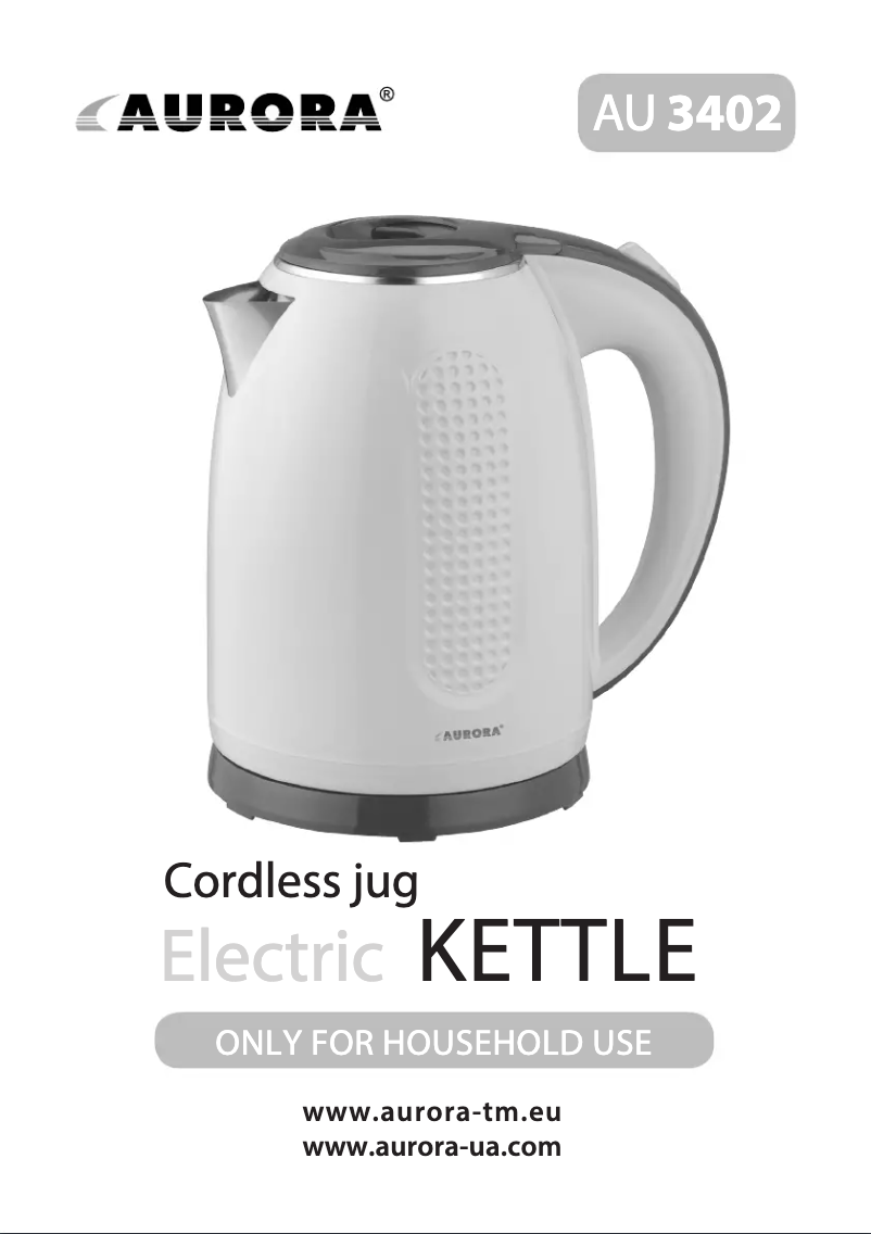 First page image of the manual for AU 3402