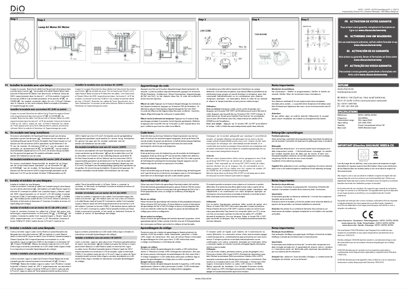 First page image of the manual for 54751