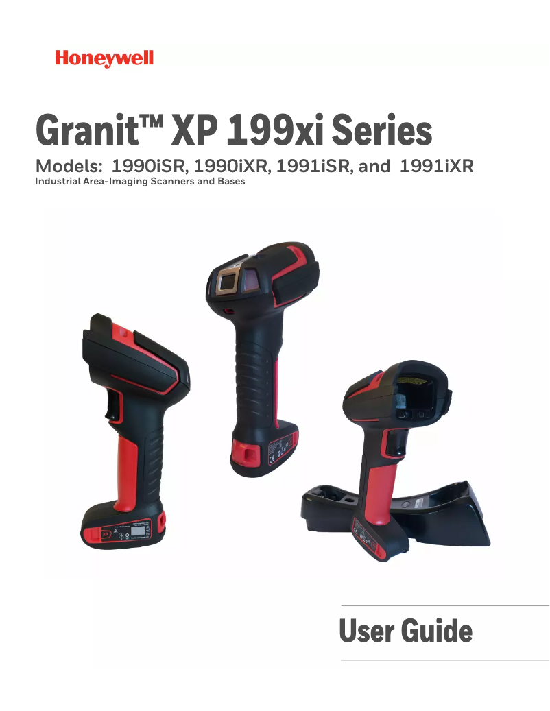 First page image of the manual for Granit XP 1990iXR