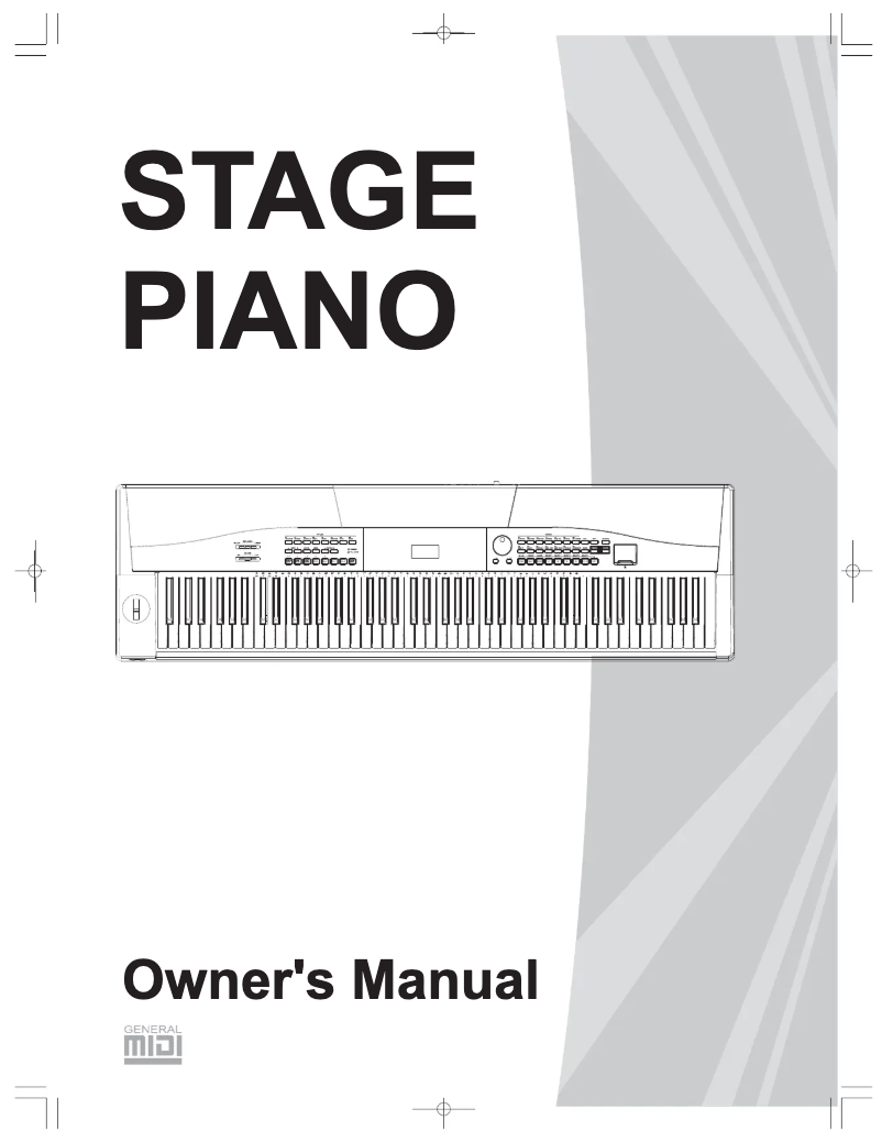 Page 1 of the manual User Manual Kurzweil KA110