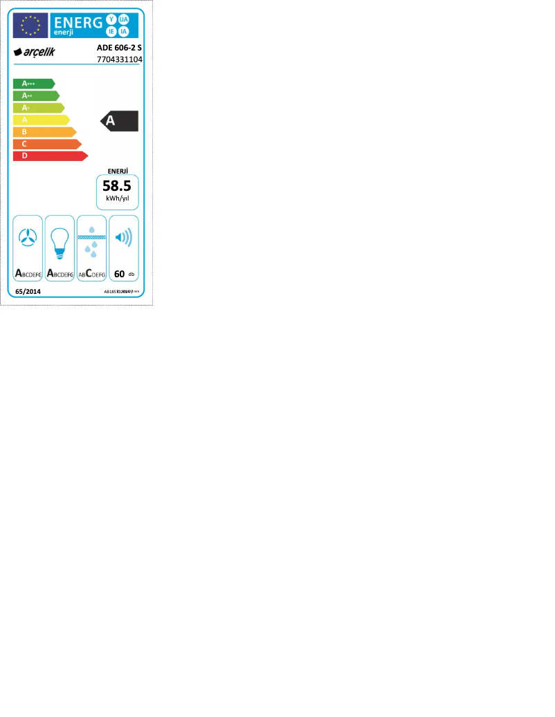 First page image of the manual for ADE 606-2 S