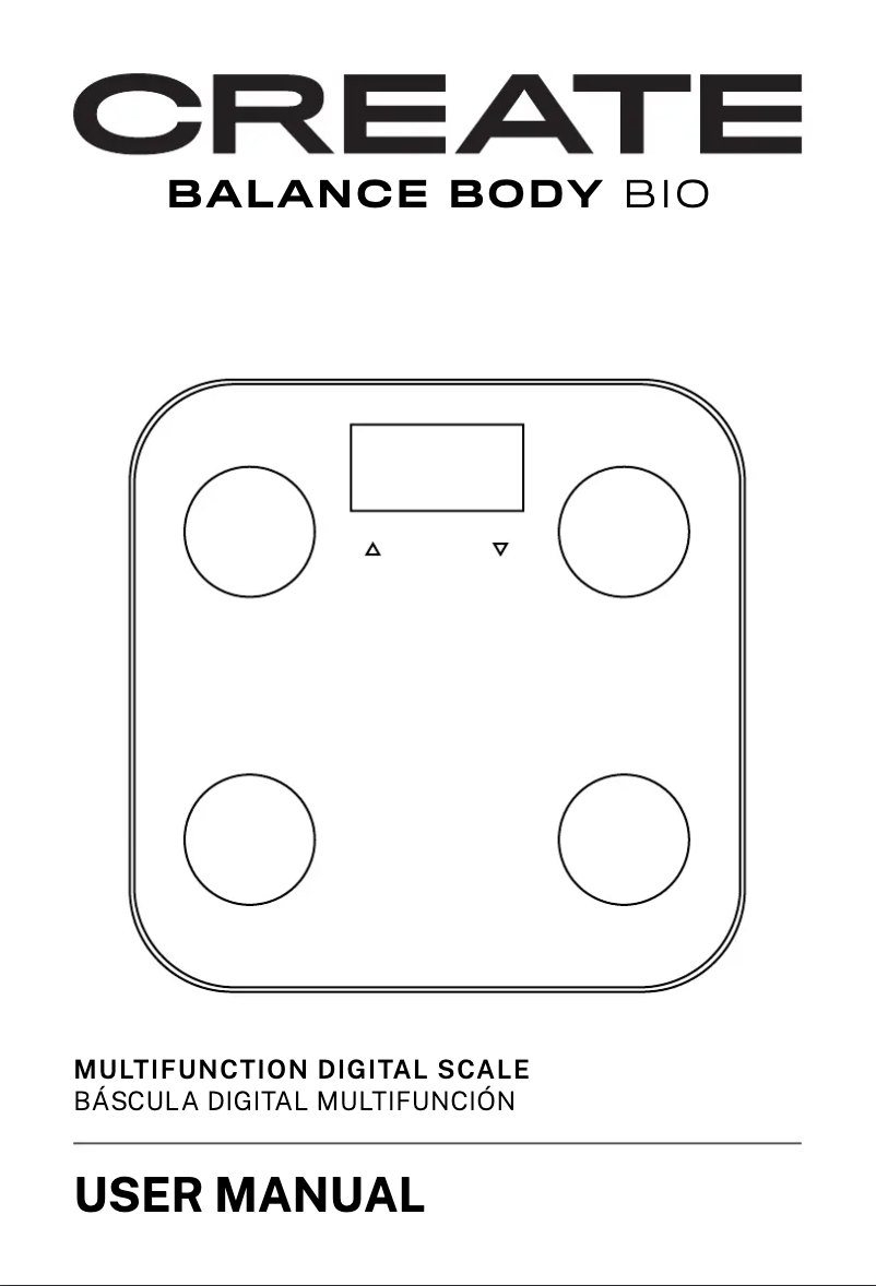 First page image of the manual for BALANCE BODY BIO