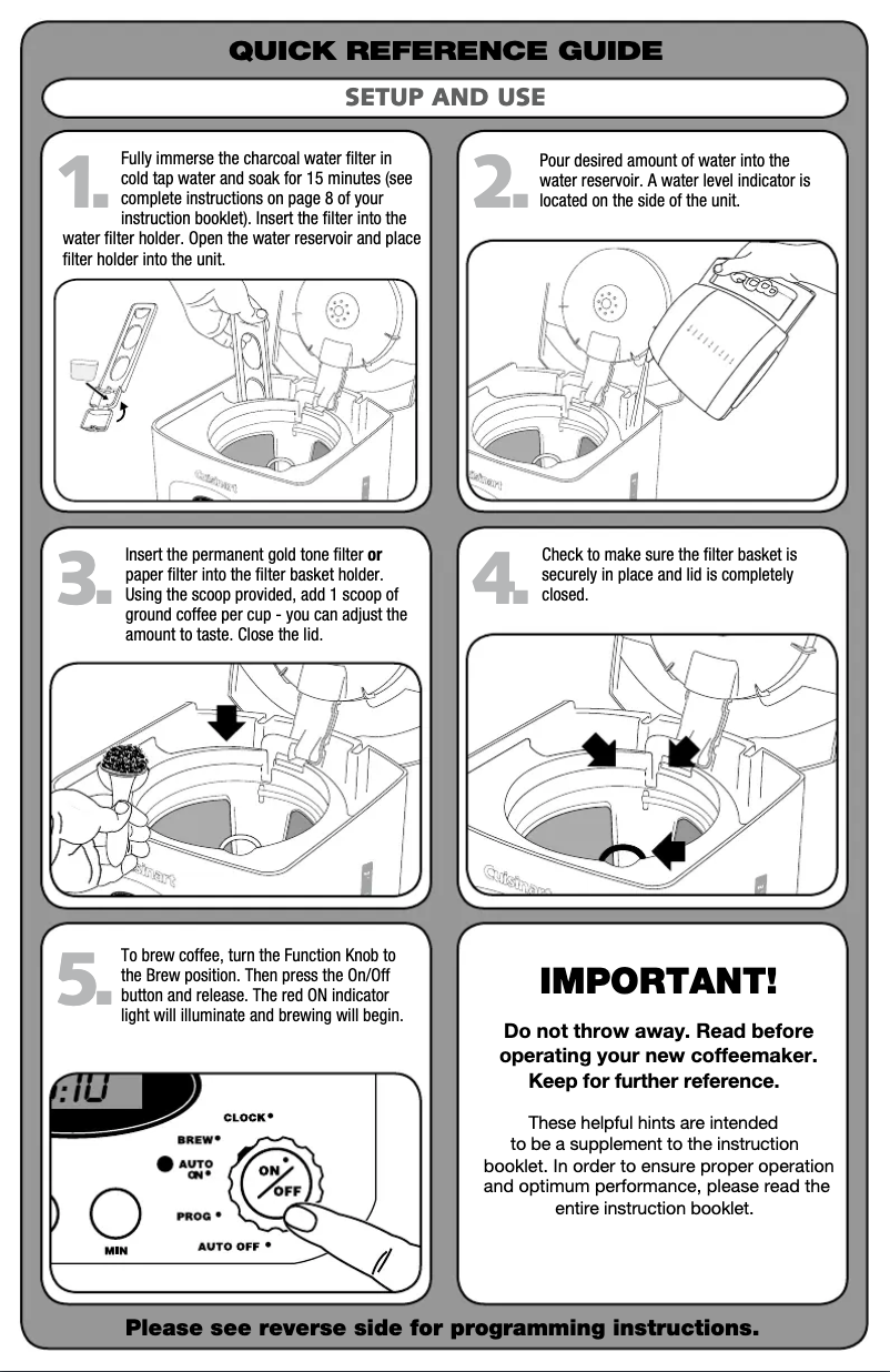 First page image of the manual for DCC-1100