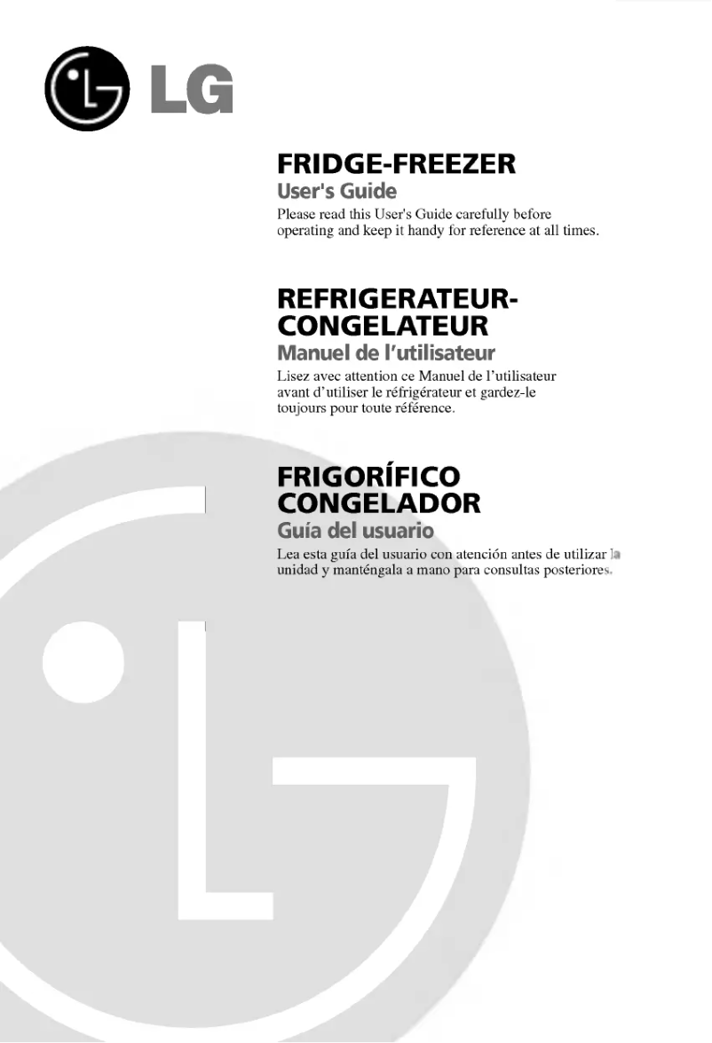 First page image of the manual for GR-439BLPA