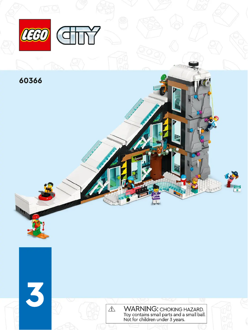 Page 1 of the manual Visual Instructions Lego City 60366