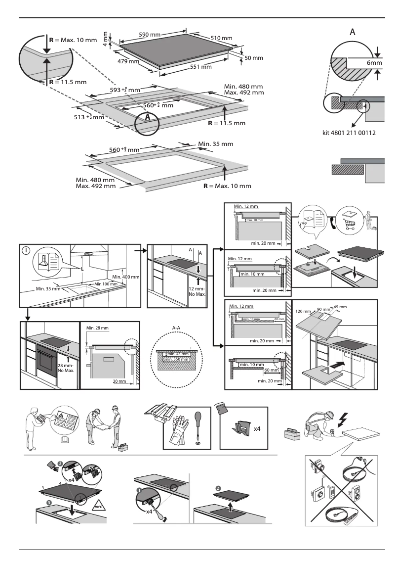 Page 1 of the manual Use and Maintenance Manual Indesit IB 65B60 NE